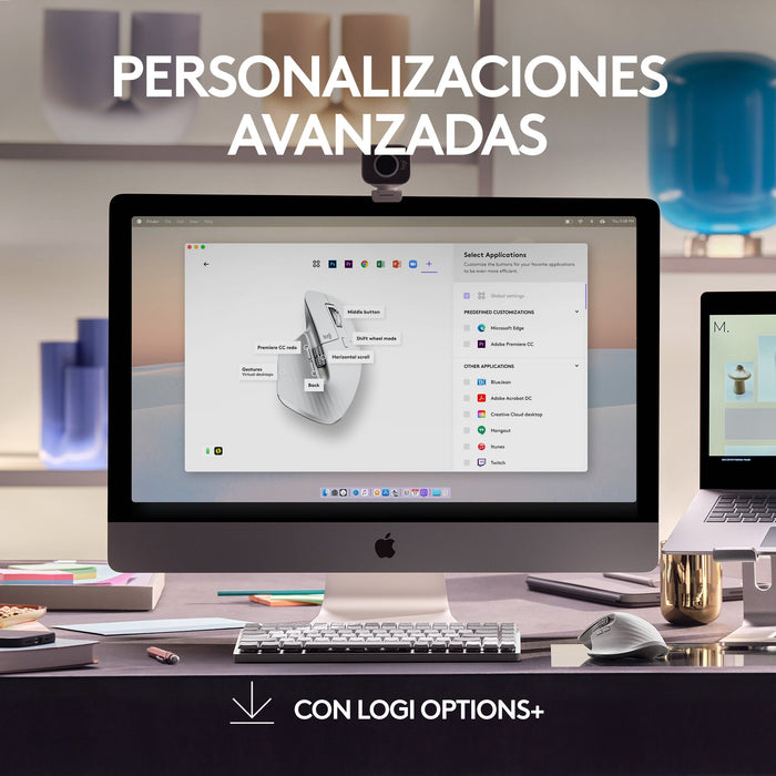 EAN 5099206103757 - Logitech 910-006572 ratón Oficina mano derecha Bluetooth Laser 8000 DPI imagen 14