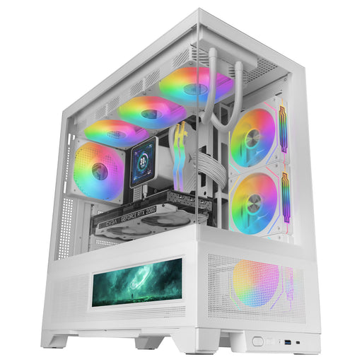 EAN 8435693112563 - Mars Gaming MCLCDXW carcasa de ordenador Midi Tower Blanco imagen 1