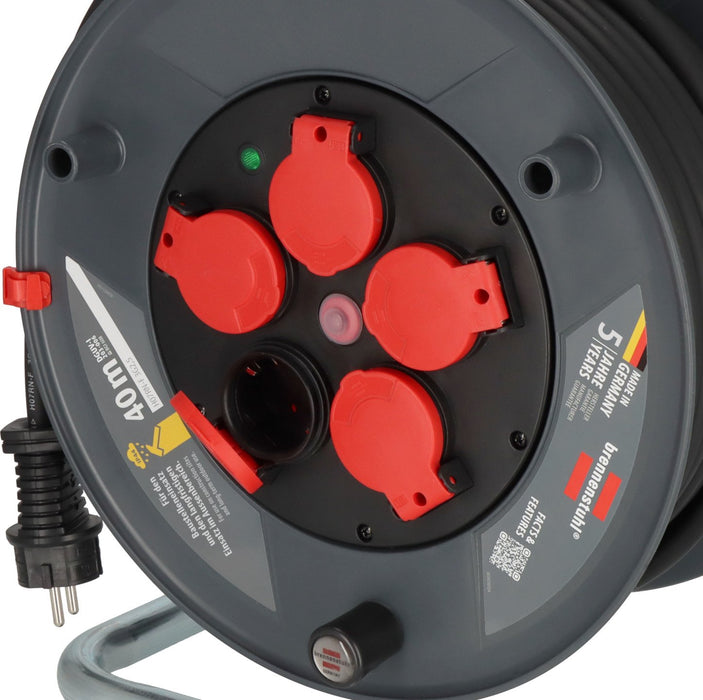 EAN 4007123687725 - Brennenstuhl 9232400100 enrollacables 5 salidas AC 40 m imagen 5