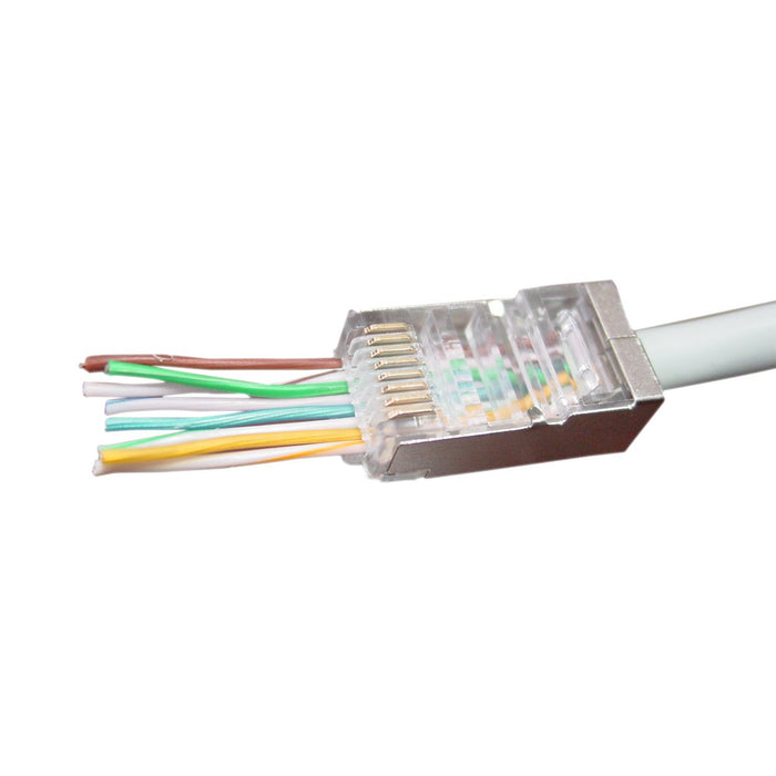 EAN 8716309096485 - Gembird LC-PTF-01/10 conector RJ-45 Marrón, Plata, Transparente imagen 3
