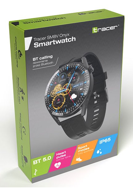 EAN 5907512871911 - Tracer SM8V onyx 3,25 cm (1.28") IPS 46 mm Digital 240 x 240 Pixeles Pantalla táctil Negro imagen 3