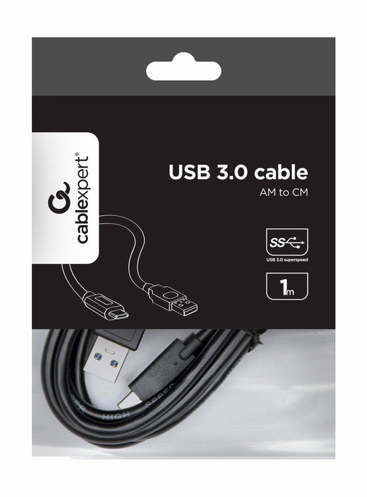 EAN 8716309086486 - Gembird CCP-USB3-AMCM-1M cable USB USB 3.2 Gen 1 (3.1 Gen 1) USB C USB A Negro imagen 2