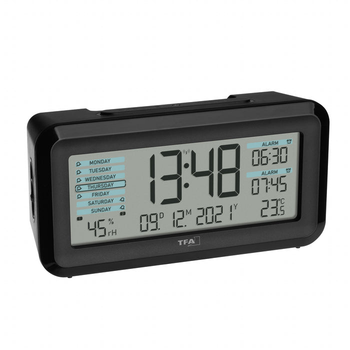 EAN 4009816037275 - TFA-Dostmann Boxx2 Reloj despertador digital Negro imagen 4