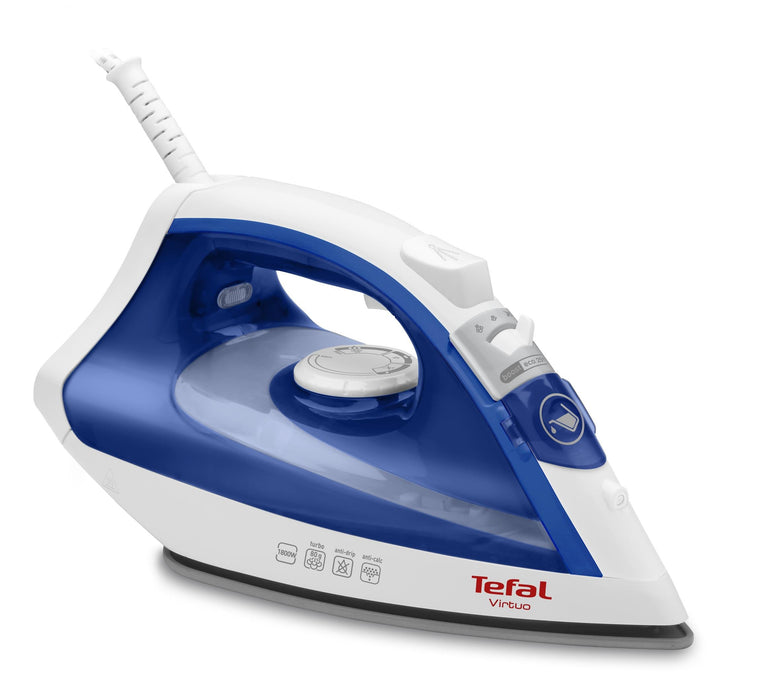 EAN 3121040065822 - Tefal Virtuo FV1711 Plancha a vapor Suela de Durilium 1800 W Violeta, Blanco imagen 1