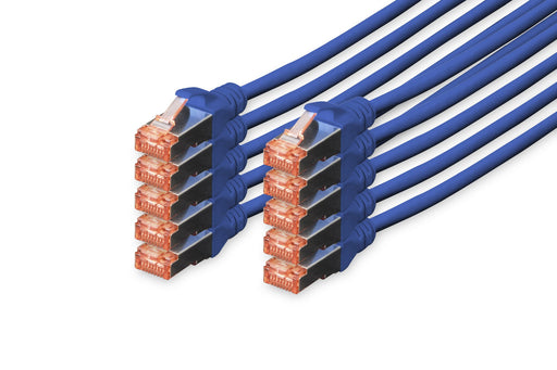 EAN 4016032441854 - Digitus DK-1644-030-B-10 cable de red Azul 3 m Cat6 S/FTP (S-STP) imagen 1