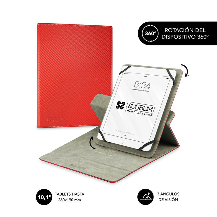 EAN 8436586740870 - SUBBLIM SUB-CUT-3RE002 funda para tablet 25,6 cm (10.1") Folio Rojo imagen 1
