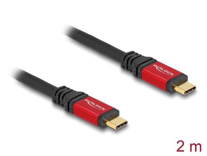 EAN 4043619800414 - DeLOCK 80041 cable USB USB 2.0 USB C Negro, Rojo imagen 2