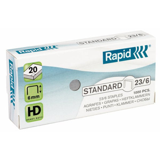EAN 7313468691004 - Rapid 23/6 Paquete de grapas 1000 grapas imagen 1
