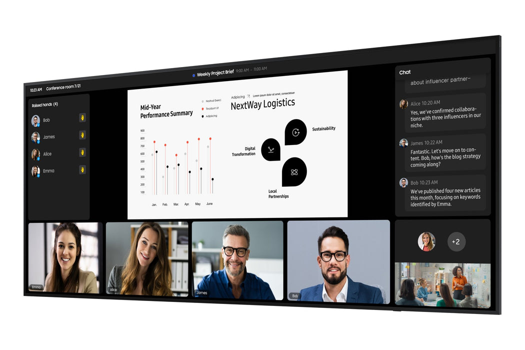 EAN 8806095807201 - Samsung LH105QPD5BGXEN pantalla de señalización 2,67 m (105") Wifi 500 cd / m² 5K Ultra HD Negro Tizen 7. imagen 4
