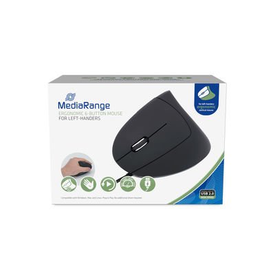 EAN 4260664870418 - MediaRange MROS231 ratón Oficina Izquierda USB tipo A Óptico 2400 DPI imagen 4