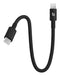 EAN 0195950457483 - Apple MEQM4ZM/A cable de conector Lightning 0,2 m Negro imagen 2