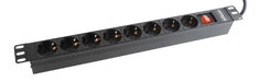 EAN 8716309082495 - EnerGenie EG-PDU-012 unidad de distribución de energía (PDU) 8 salidas AC 1U Negro imagen 1