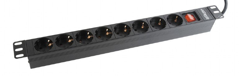 EAN 8716309082495 - EnerGenie EG-PDU-012 unidad de distribución de energía (PDU) 8 salidas AC 1U Negro imagen 1