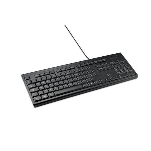 EAN 5028252644013 - Kensington KB100 EQ teclado Hogar / Oficina USB QWERTY Internacional de EE.UU. Negro imagen 1