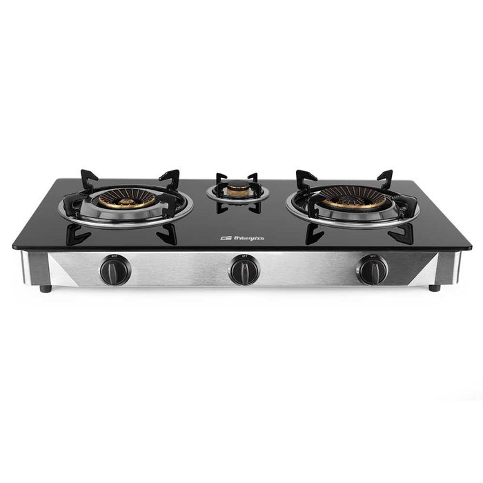 EAN 8435568400702 - Orbegozo FO 3520 hobs Negro, Acero inoxidable Encimera Encimera de gas 3 zona(s) imagen 2