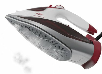 EAN 8433766187104 - Solac Optima Relieve 3100 Plancha a vapor Suela de cerámica 3100 W Rojo, Blanco imagen 5