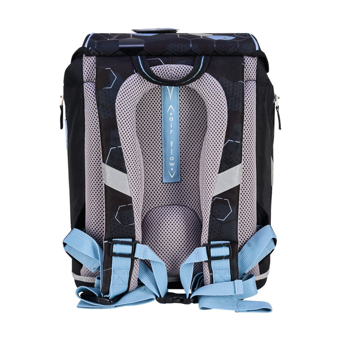 EAN 4008110395388 - Herlitz SoftLight GREENline Cyber Soccer juego de mochila escolar Niño Poliéster Azul, Azul oscuro imagen 6