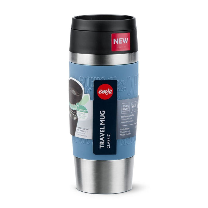 EAN 4009049544892 - EMSA Travel Mug Classic 36 ml Azul, Acero inoxidable imagen 4