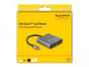 EAN 4043619910007 - DeLOCK 91000 lector de tarjeta USB 3.2 Gen 2 (3.1 Gen 2) Type-C Gris imagen 2