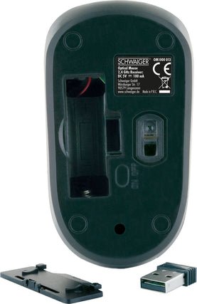 EAN 4004005032246 - Schwaiger OM1000013 ratón Oficina Ambidextro RF inalámbrico Óptico 1200 DPI imagen 3