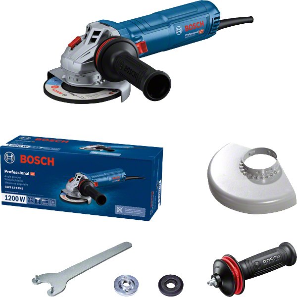 EAN 4059952631639 - Bosch GWS 12-125 S Professional amoladora angular 12,5 cm 11000 RPM 1200 W 2,2 kg imagen 1