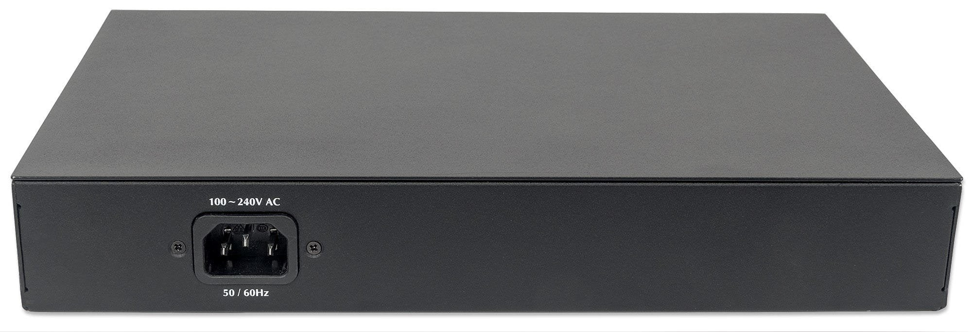 EAN 0766623561167 - Intellinet 561167 switch Gestionado Gigabit Ethernet (10/100/1000) Energía sobre Ethernet (PoE) Negro imagen 5