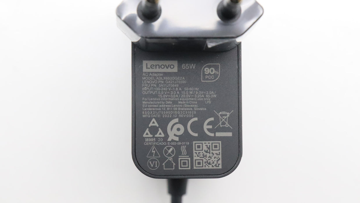 EAN 5715063449806 - Lenovo 5A11J75649 adaptador e inversor de corriente Interior 65 W Negro imagen 8