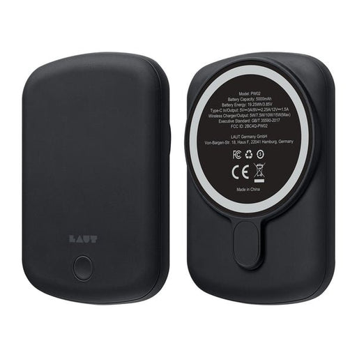 EAN 4895206936972 - LAUT PW02 5000 mAh Cargador inalámbrico Negro imagen 2