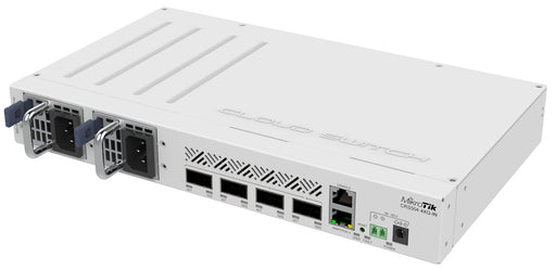 EAN 4752224007407 - Mikrotik CRS504-4XQ-IN switch Gestionado Fast Ethernet (10/100) Energía sobre Ethernet (PoE) Blanco imagen 1