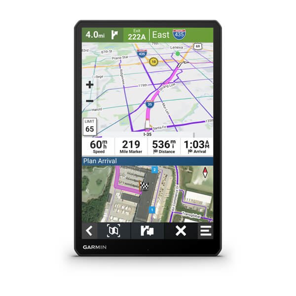 EAN 0753759293772 - Garmin DEZL LGV1010 navegador Fijo 25,6 cm (10.1") TFT Pantalla táctil 554 g Negro imagen 3