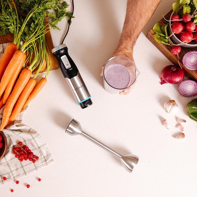 EAN 8435484039109 - Cecotec Power Pulsar 2300MAX Cream&Crrush Batidora de inmersión 2300 W Negro, Acero inoxidable imagen 9