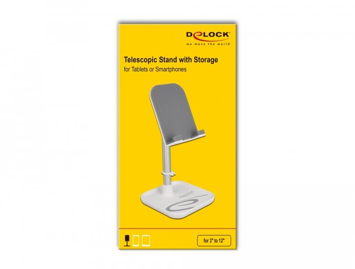 EAN 4043619184071 - DeLOCK 18407 soporte Soporte pasivo Teléfono móvil/smartphone Plata, Blanco imagen 7