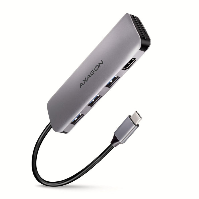 EAN 8595247907011 - Axagon HMC-HCR3A 3x USB-A+ HDMI+ SD/microSD USB-C 3.2 Gen 1 hub 20cm Alámbrico USB 3.2 Gen 1 (3.1 Gen 1)  imagen 1