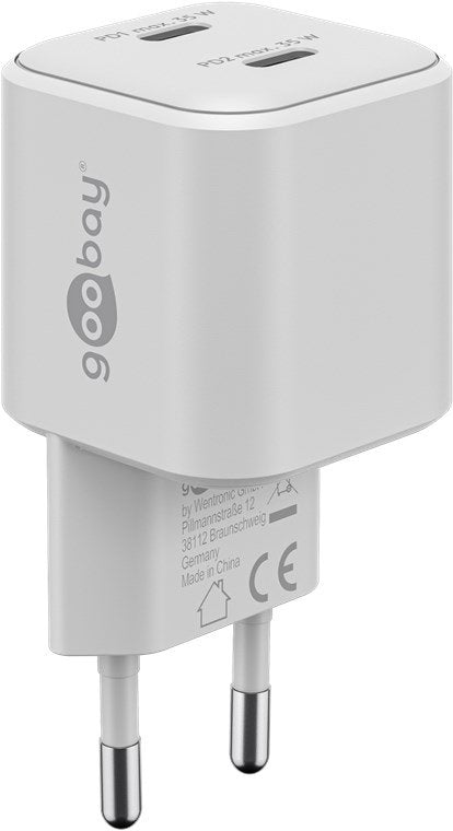 EAN 4040849753343 - Goobay 75334 cargador de dispositivo móvil Universal Blanco Corriente alterna Carga rápida Interior imagen 2