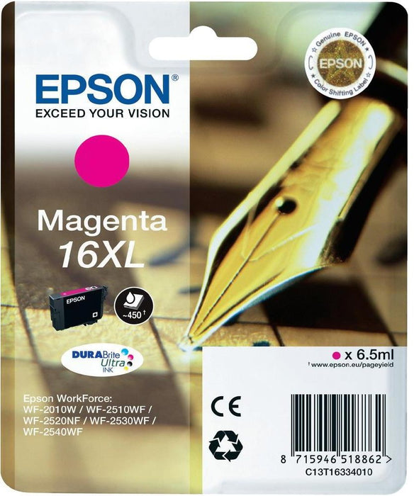 EAN 8715946518862 - Epson Pen and crossword 16XL cartucho de tinta 1 pieza(s) Original Alto rendimiento (XL) imagen 1