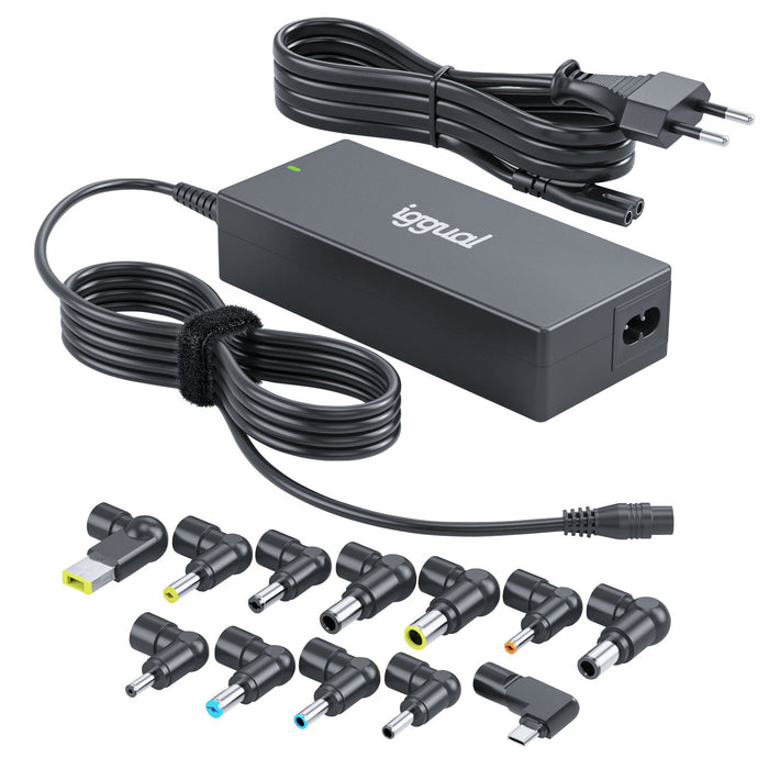 EAN 8435364320198 - iggual CUA-C-12T-90W adaptador e inversor de corriente Interior Negro imagen 2