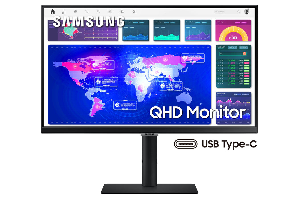 EAN 8806090952616 - Samsung S60UA pantalla para PC 61 cm (24") 2560 x 1440 Pixeles Quad HD LCD Negro imagen 3
