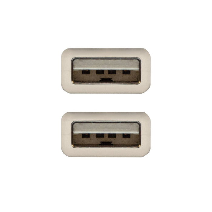 EAN 8433281000490 - Nanocable 10.01.0302 cable USB USB 2.0 1 m USB A Beige imagen 3