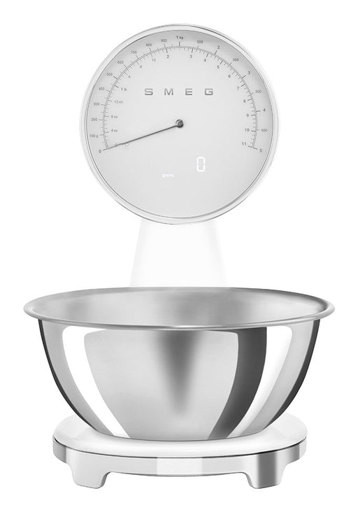 EAN 8017709344566 - Smeg KSF01WHWW báscula de cocina Cromo, Blanco Encimera Báscula electrónica de cocina imagen 1
