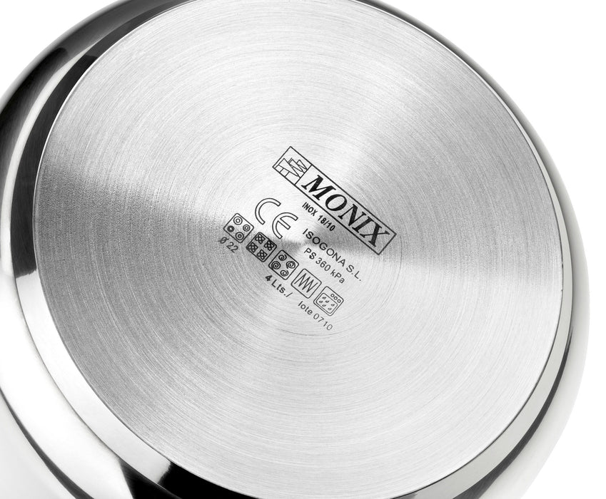 EAN 8435092417740 - Monix M530005 olla a presión 12 L Acero inoxidable imagen 3