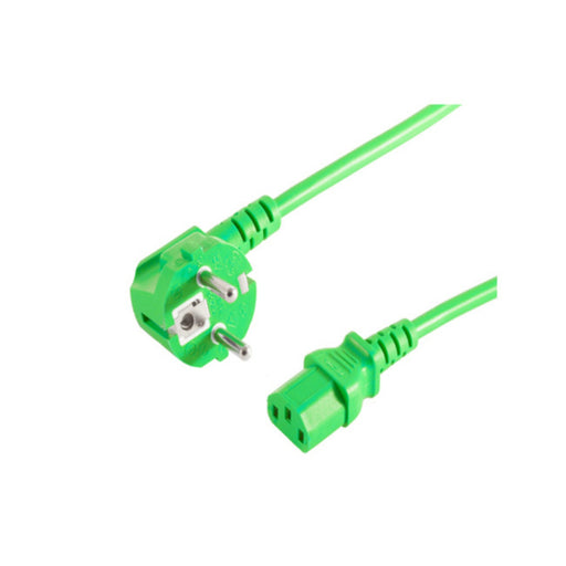 EAN 4017538112644 - S/CONN 09-05183 cable de transmisión Verde 1,8 m CEE7/7 C13 acoplador imagen 1
