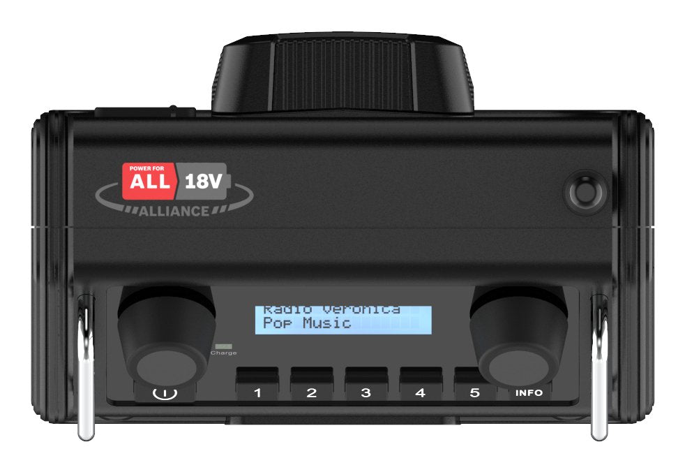 EAN 8719689465537 - Perfectpro DPR2-18V radio Portátil Digital Negro imagen 5