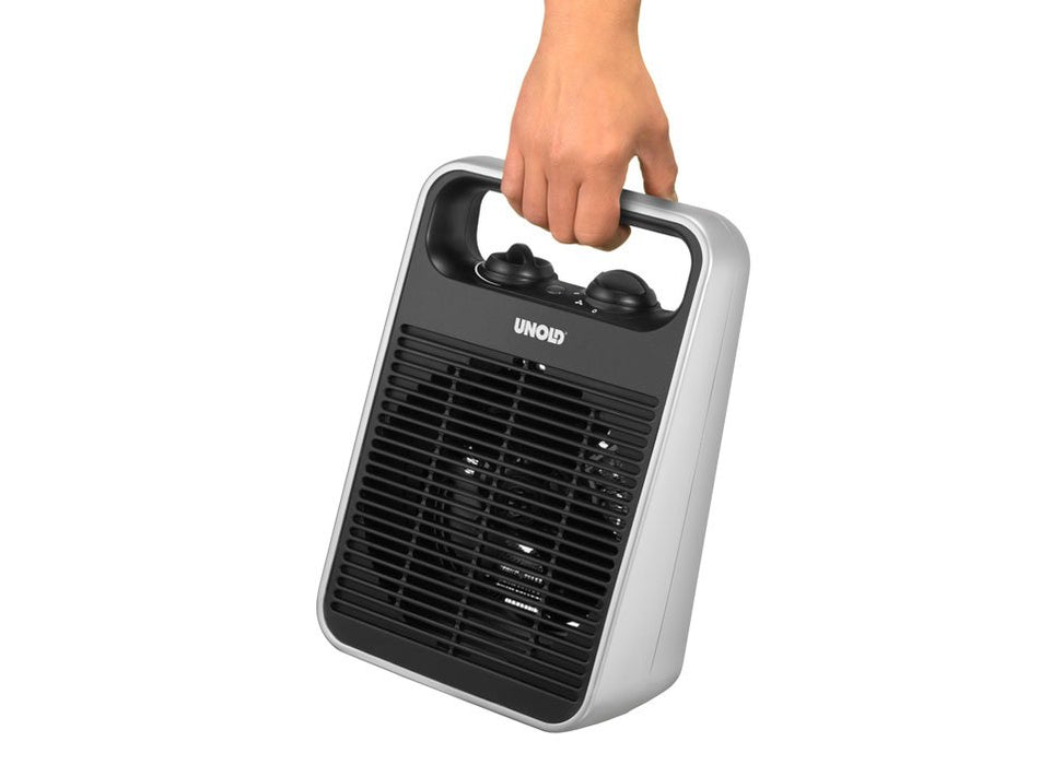 EAN 4011689861062 - Unold 86106 calefactor eléctrico Interior Negro, Plata 2000 W Ventilador eléctrico imagen 3