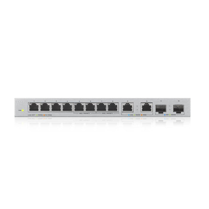 EAN 4718937610778 - Zyxel XGS1010-12-ZZ0101F switch No administrado Gigabit Ethernet (10/100/1000) Gris imagen 2
