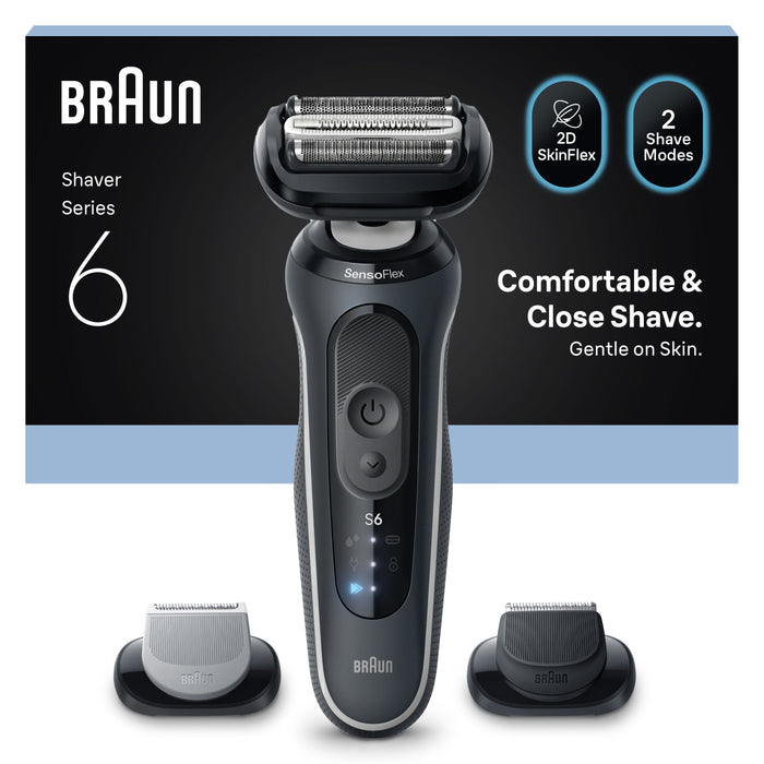 EAN 8700216645362 - Braun Series 6 62-G1650s Máquina de afeitar de láminas Recortadora Negro imagen 2