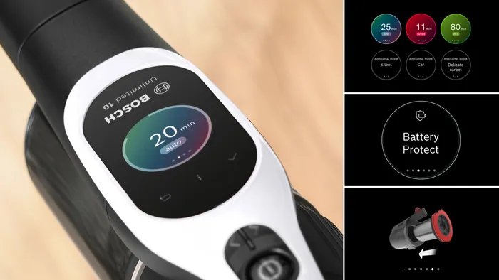 EAN 4242005469550 - Bosch BCS1041WAC aspiradora de pie y escoba eléctrica Aspiradora escoba Batería Secar HEPA Sin bolsa 0,4  imagen 12