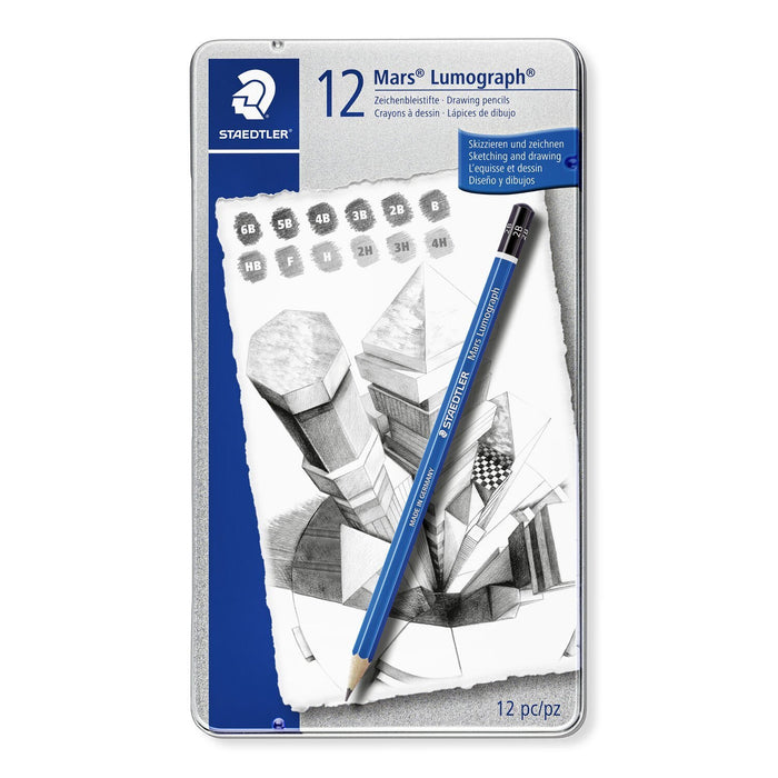 EAN 4007817104729 - Staedtler Mars Lumograph 100 12 pieza(s) imagen 1