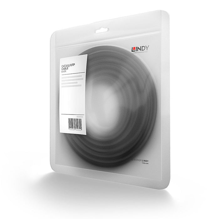 EAN 4002888480857 - Lindy 48085 cable de red Negro 30 m Cat6 U/UTP (UTP) imagen 3