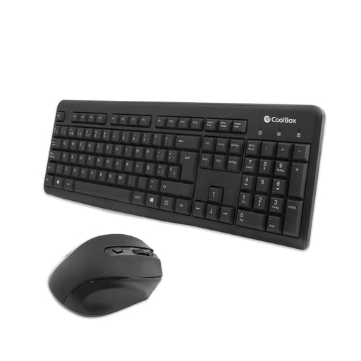 EAN 8436556141713 - CoolBox COO-KTR-02W teclado Ratón incluido Oficina RF inalámbrico QWERTY Español Negro imagen 1