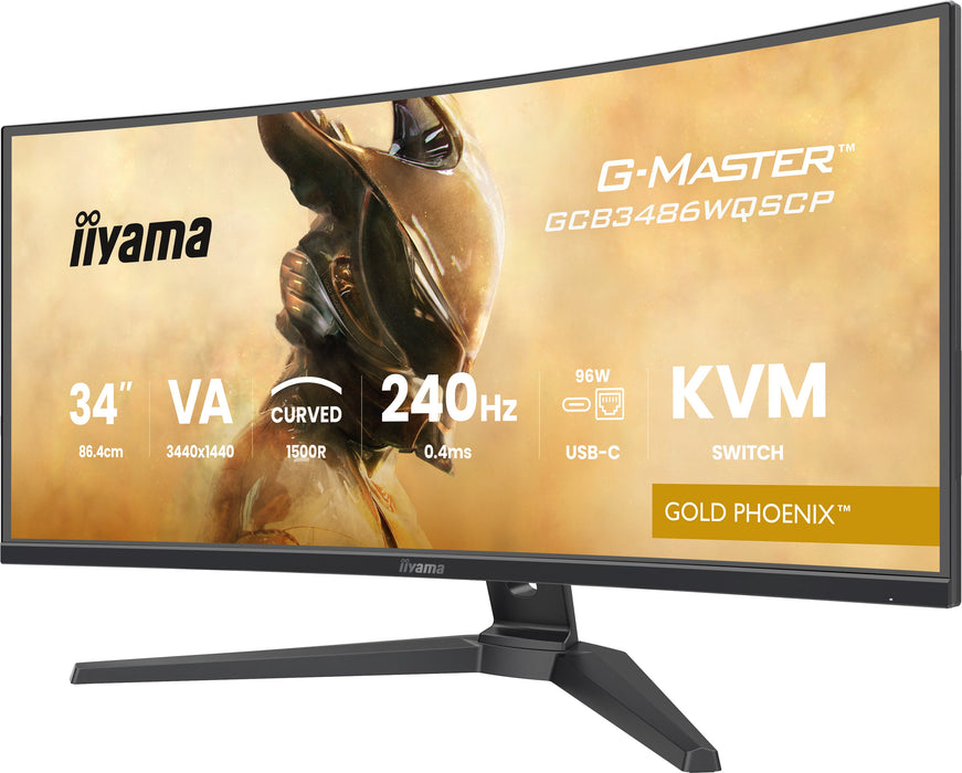 EAN 4948570125173 - iiyama G-MASTER GCB3486WQSCP-B1 pantalla para PC 86,4 cm (34") 1440 x 3440 Pixeles 4K Ultra HD Negro imagen 9